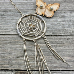 Dream Catcher Pendant Necklace Set