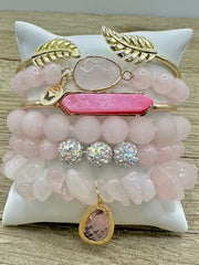 Pretty In Pink Bracelet Stack