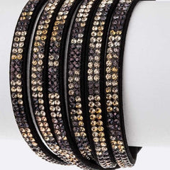 Crystal Pave Double Wrap Bracelet