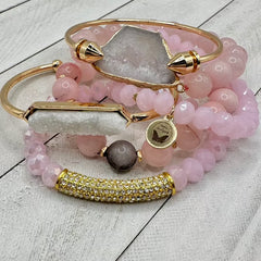 Pink Princess Bracelet Stack