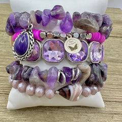 Violet Vixen Bracelet Stack