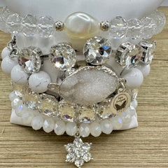 Queen of Sparkle Bracelet Stack