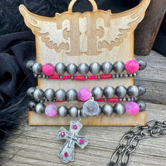 Rosey Spirits Bracelet Stack