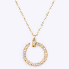 Roundabout Brilliance Pendant Necklace