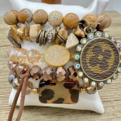 Haute Coco Luxe Designer Bracelet Stack