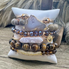 Mocha Marvel Bracelet Stack