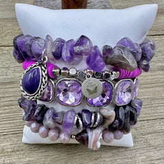 Violet Vixen Bracelet Stack