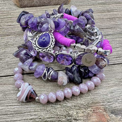 Violet Vixen Bracelet Stack