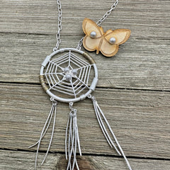 Dream Catcher Pendant Necklace Set