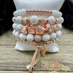 Boho Blush Bracelet Stack