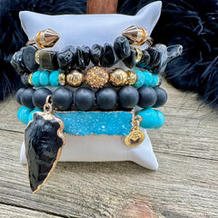 Turks and Sass Bracelet Stack